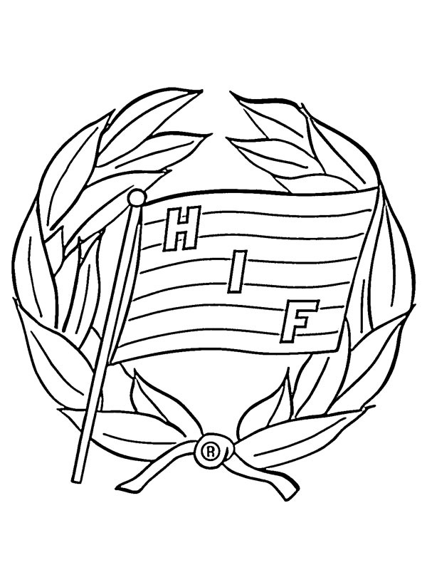 Hammarby IF omalovánka Hammarby IF omalovánka