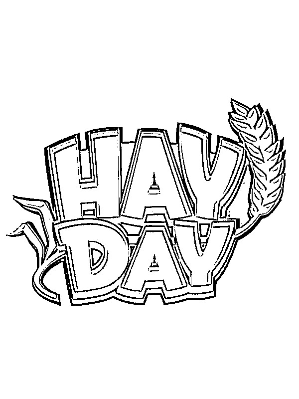 Hay Day logo omalovánka