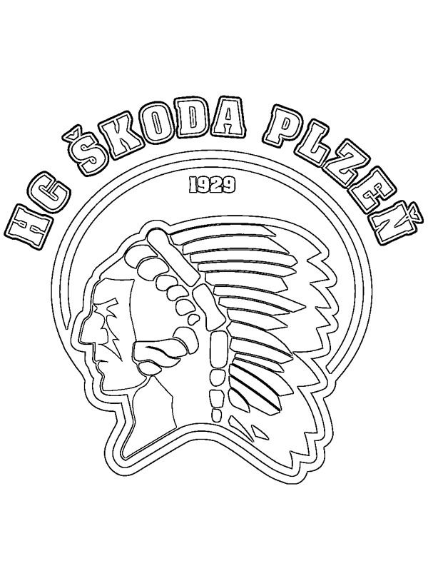 Hockey Club Škoda Plzeň omalovánka