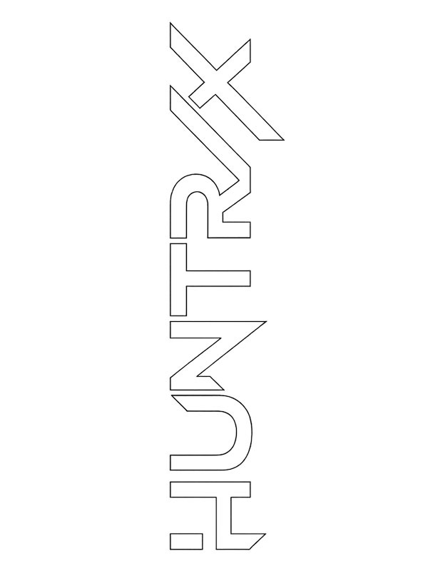 Huntrix logo omalovánka Huntrix logo omalovánka