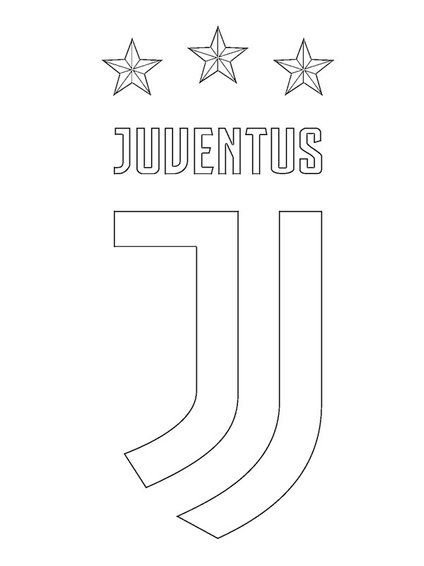Juventus FC omalovánka Juventus FC omalovánka
