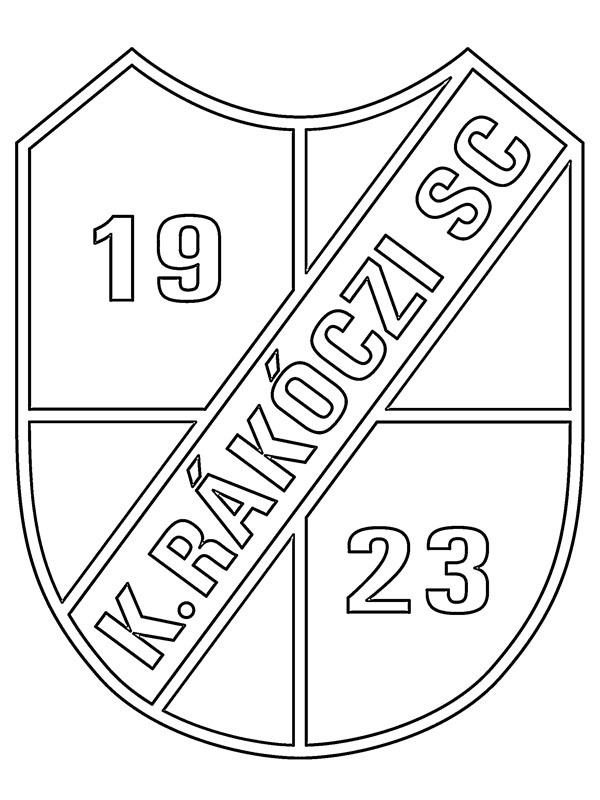 Kaposvári Rákóczi FC omalovánka