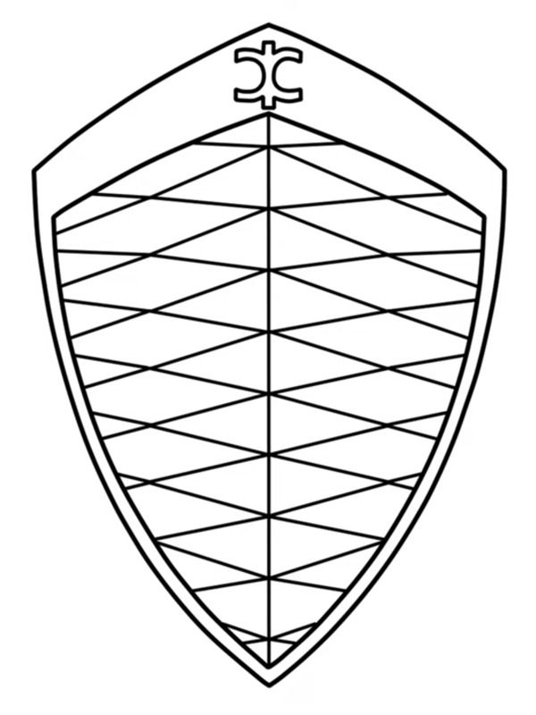 Koenigsegg logo omalovánka Koenigsegg logo omalovánka