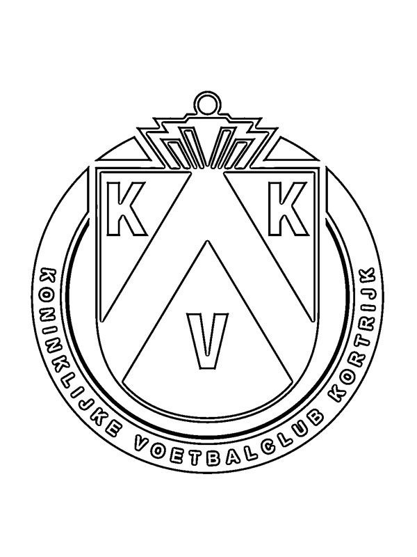 KV Kortrijk omalovánka