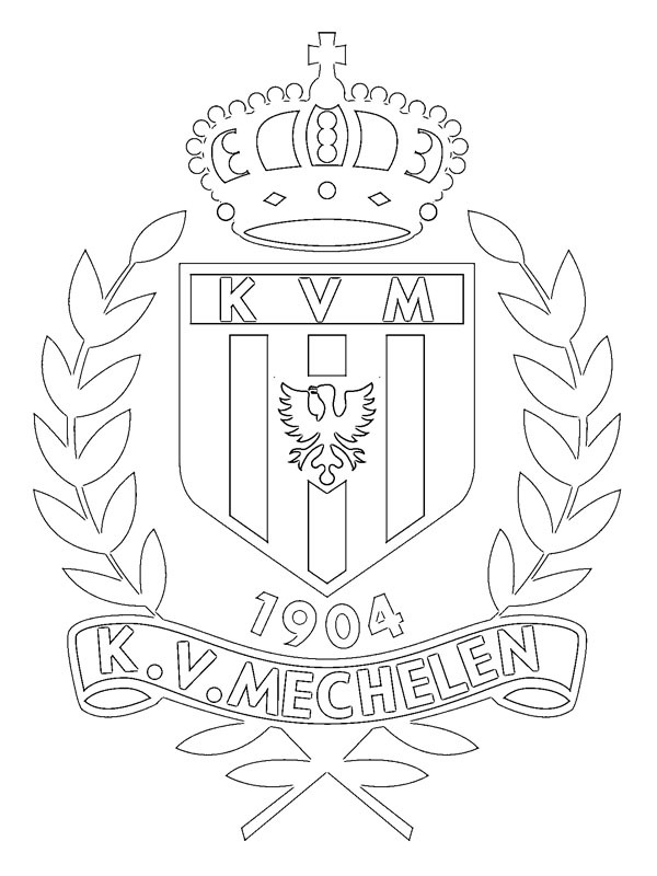 KV Mechelen omalovánka
