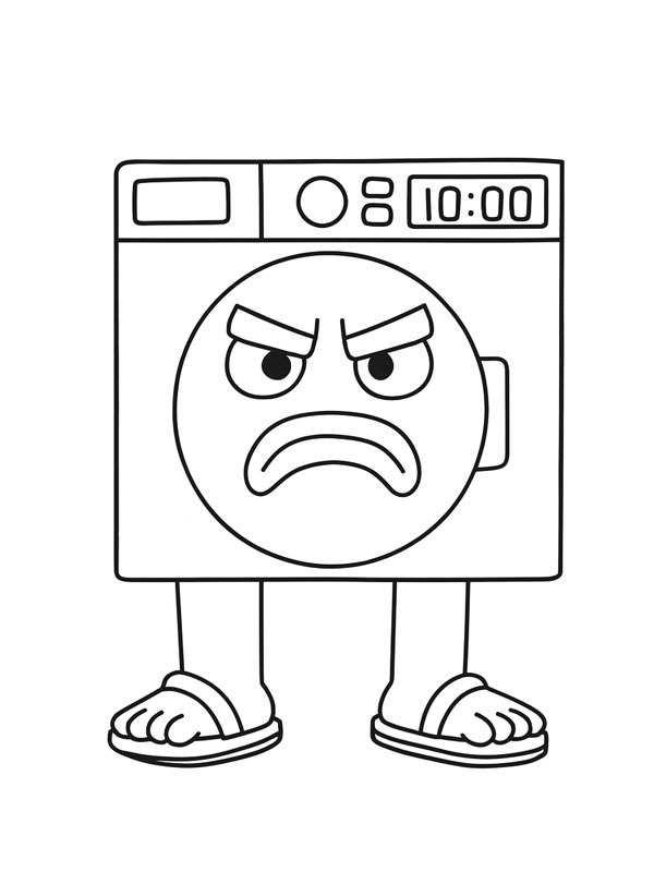 Lavadorito Spinito omalovánka Lavadorito Spinito omalovánka