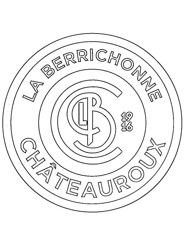 LB Chateauroux omalovánka