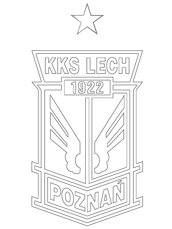 Lech Poznań omalovánka