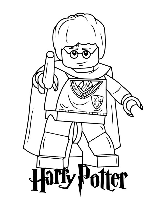 LEGO Harry Potter omalovánka
