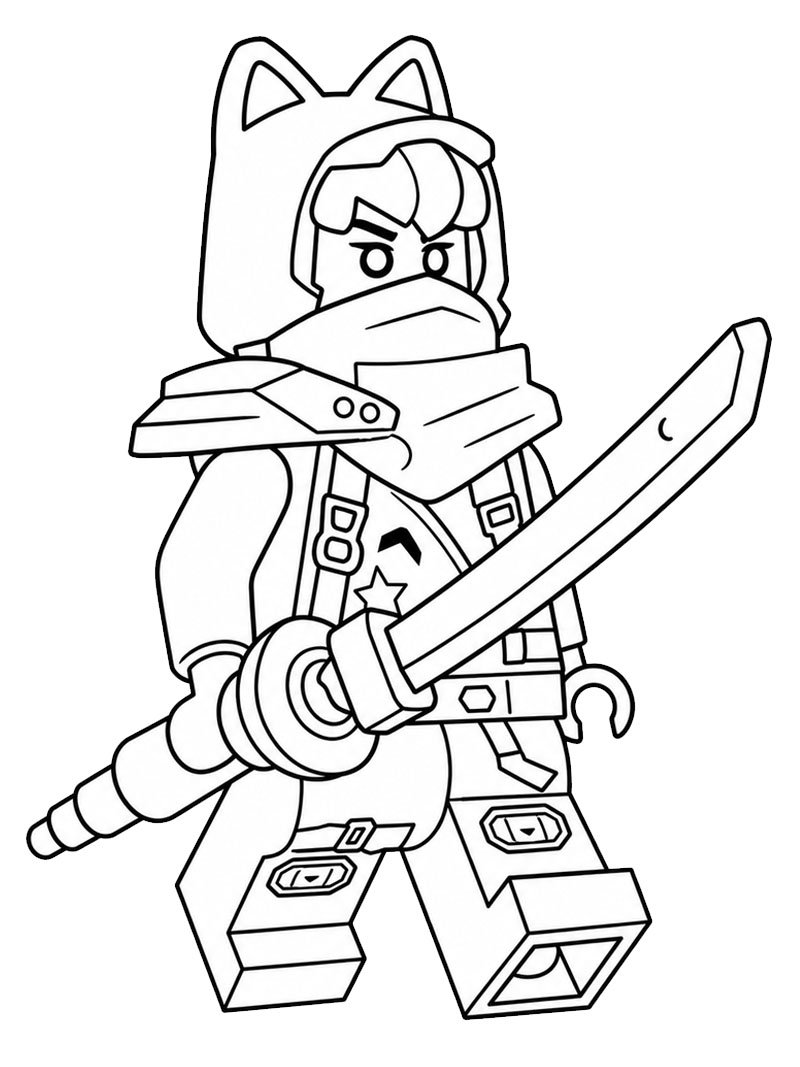 LEGO Ninjago Sora omalovánka
