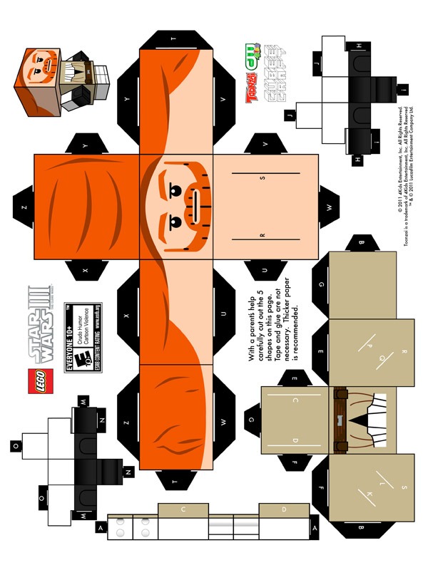 Návod na použití Lego starwars omalovánka Návod na použití Lego starwars omalovánka