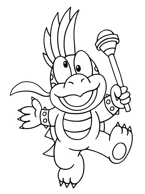 Lemmy Koopa omalovánka