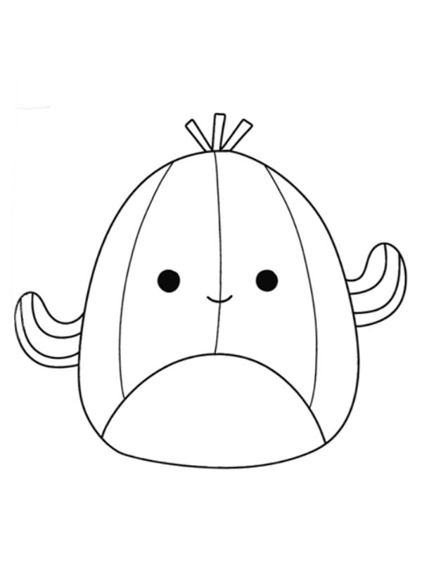 Marcellus Squishmallows omalovánka Marcellus Squishmallows omalovánka