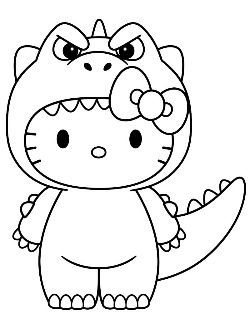 McDonald’s Hello Kitty Godzilla omalovánka McDonald’s Hello Kitty Godzilla omalovánka