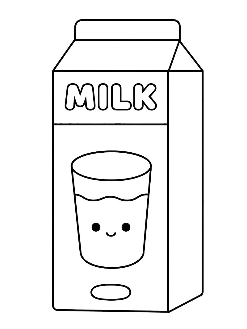 Ml&eacute;ko (Toca Boca) omalovánka