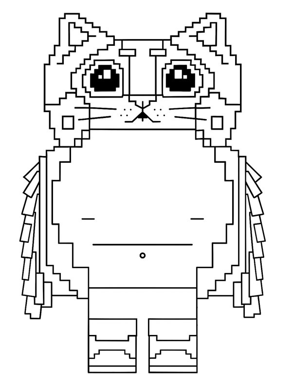 Meowl (Steal a Brainrot) omalovánka Meowl (Steal a Brainrot) omalovánka
