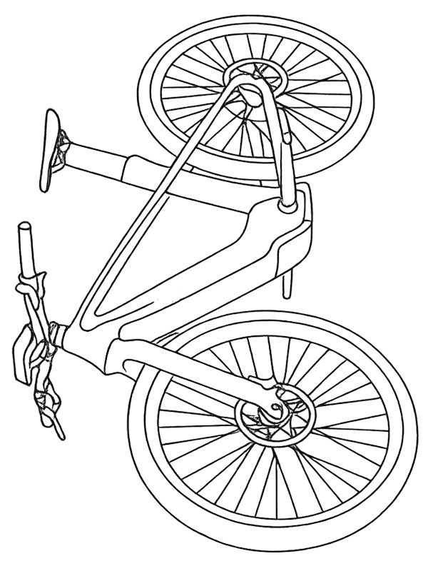 Mercedes-AMG F1 e-bike omalovánka Mercedes-AMG F1 e-bike omalovánka