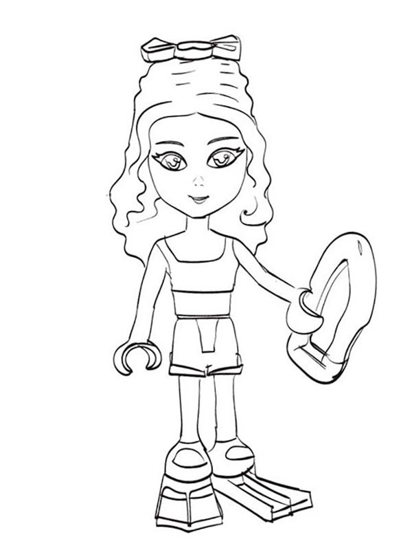 Mia (Lego friends) omalovánka Mia (Lego friends) omalovánka