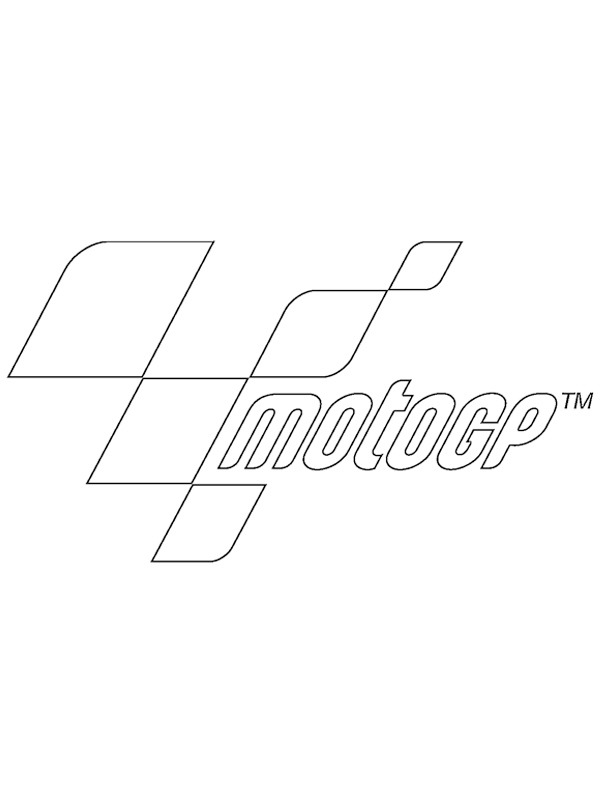 Logo MotoGP omalovánka