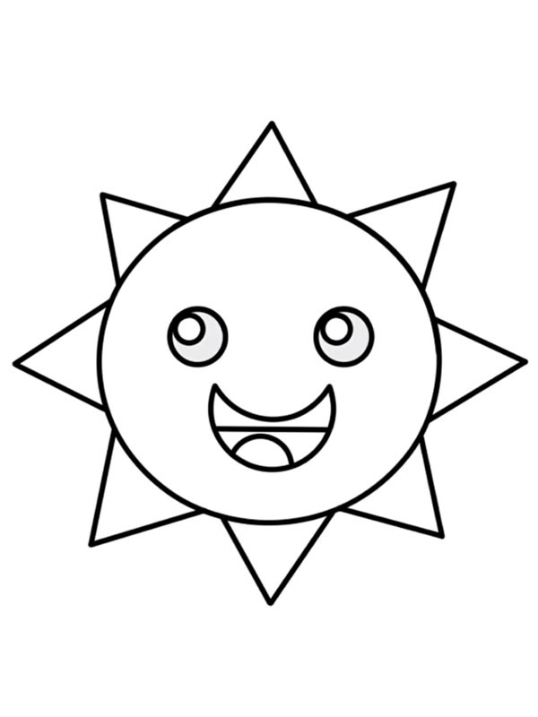 Mr. Sun (Incredibox Sprunki) omalovánka Mr. Sun (Incredibox Sprunki) omalovánka