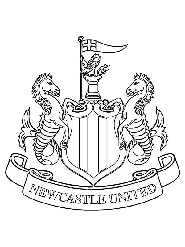 Newcastle United FC omalovánka