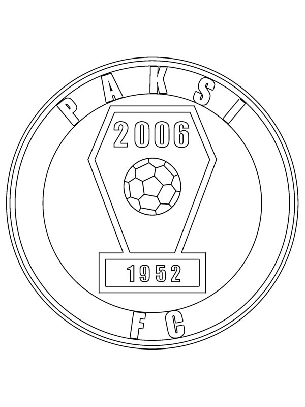 Paksi FC omalovánka