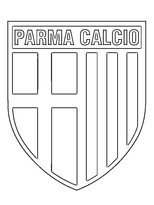 Parma Calcio 1913 omalovánka Parma Calcio 1913 omalovánka