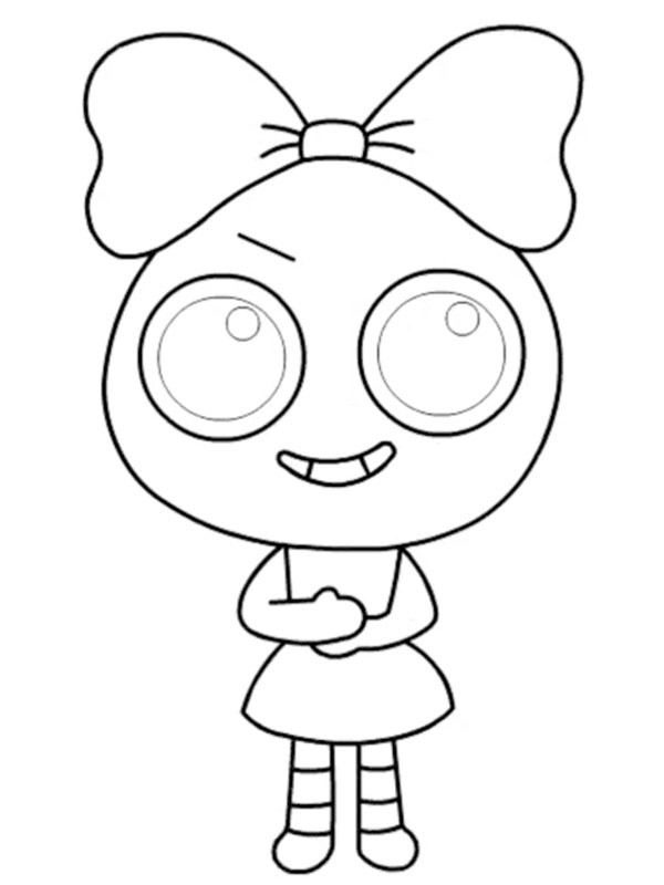 Poppy Dandy's World omalovánka Poppy Dandy's World omalovánka