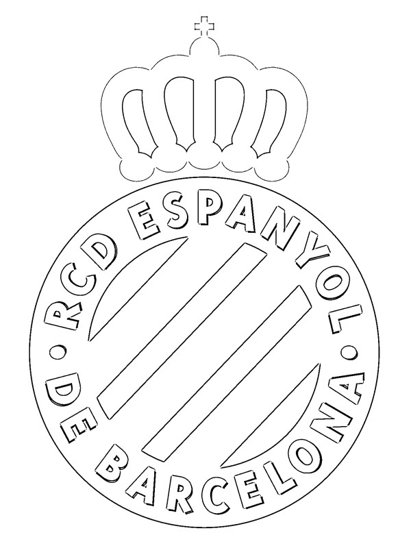 RCD Espanyol omalovánka RCD Espanyol omalovánka