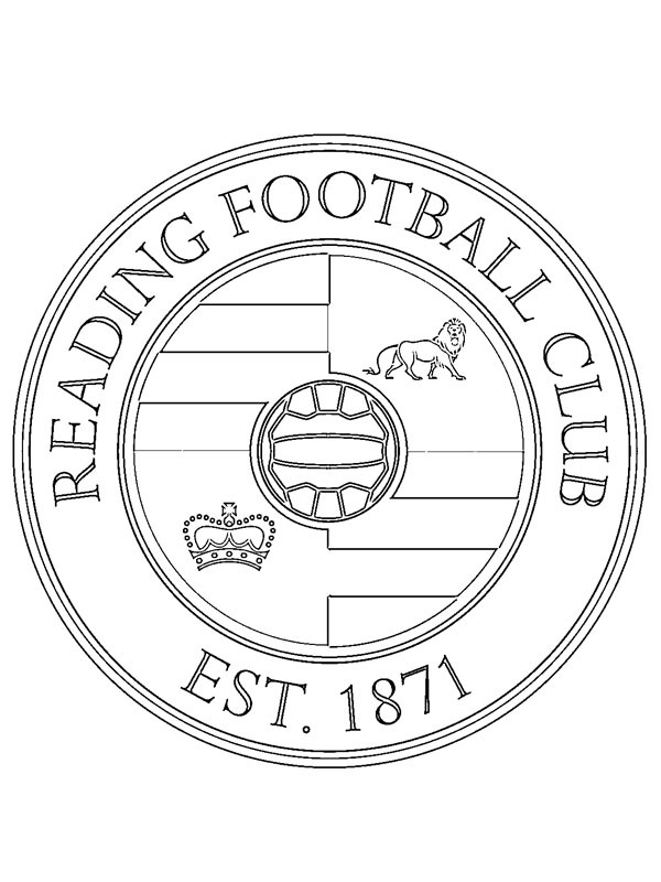 Reading FC omalovánka Reading FC omalovánka