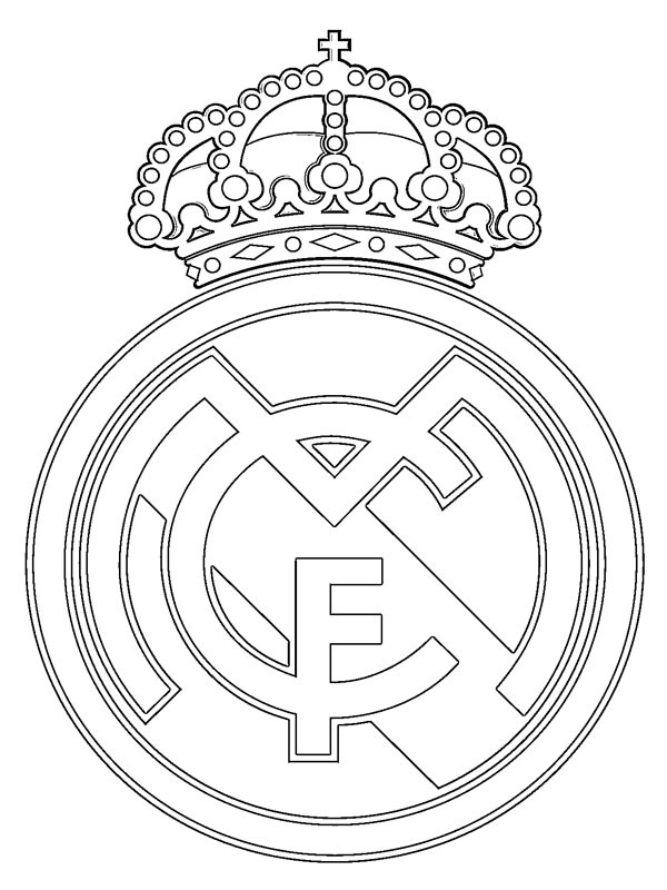 Real Madrid omalovánka
