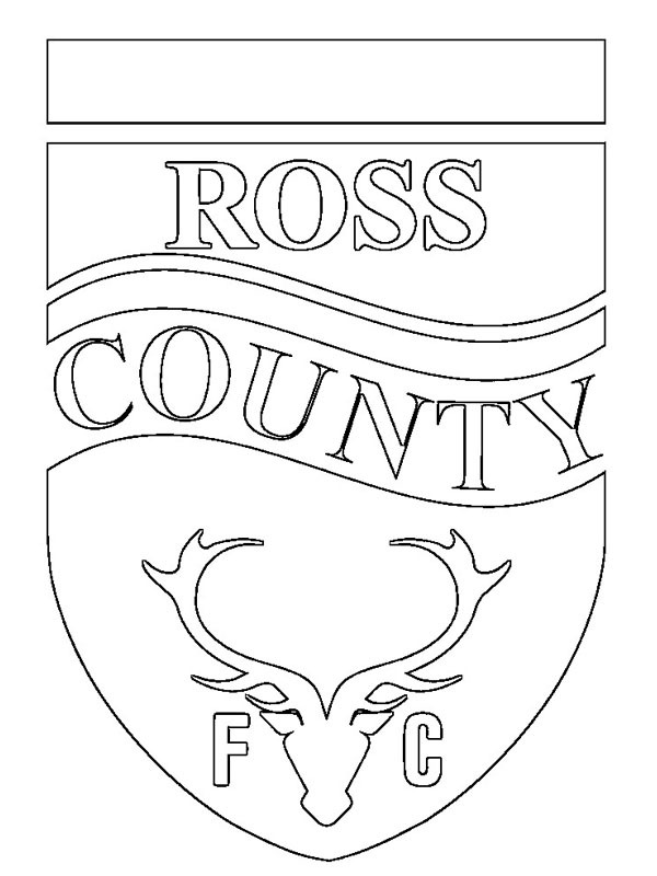 Ross County FC omalovánka