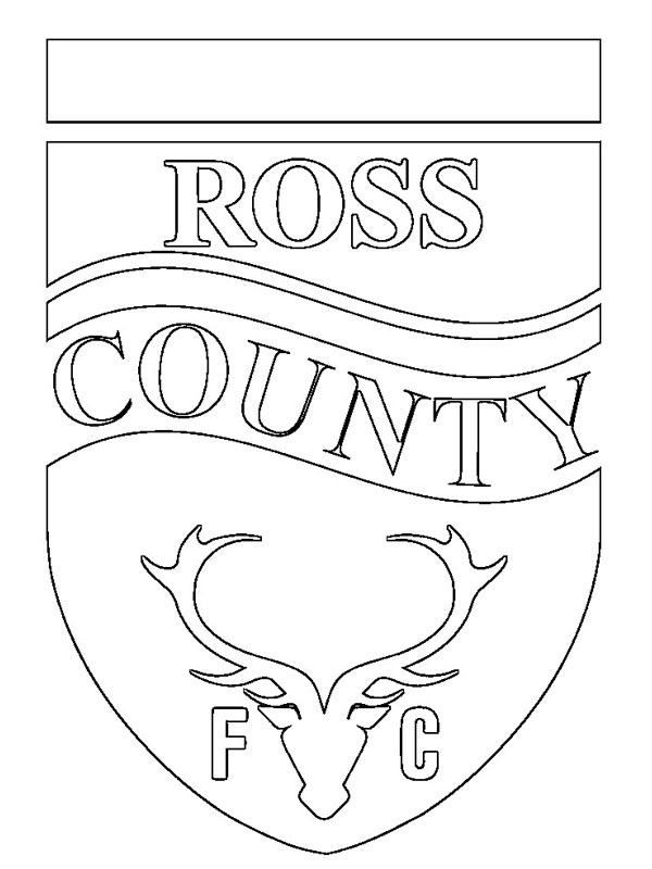 Ross County FC omalovánka Ross County FC omalovánka