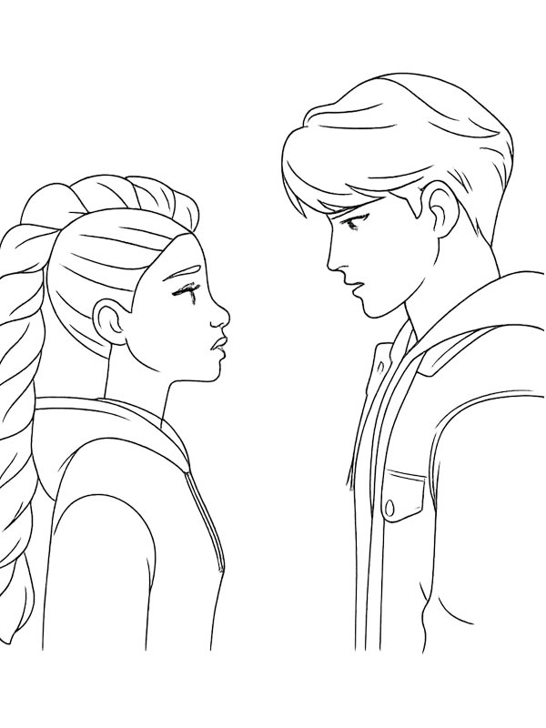 Rumi a Juni omalovánka