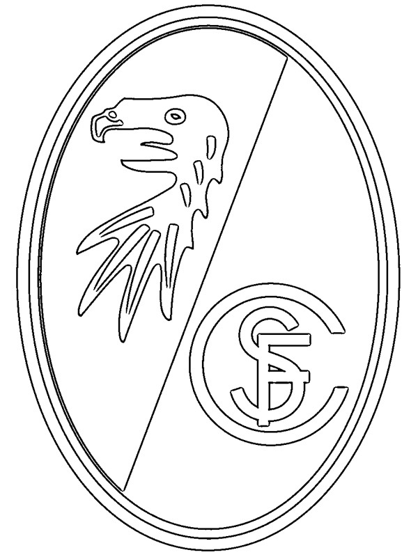 SC Freiburg omalovánka