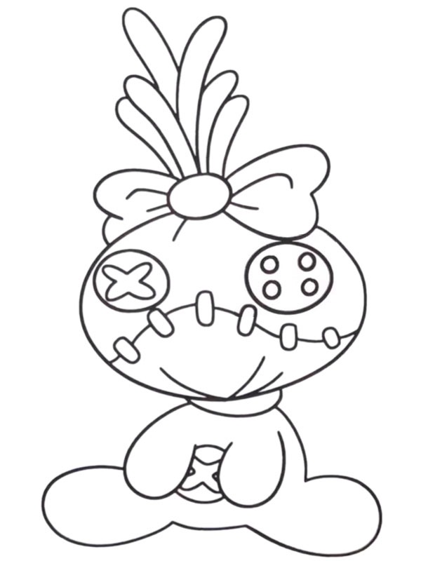 Scrump (Disney Lilo & Stitch) omalovánka Scrump (Disney Lilo & Stitch) omalovánka