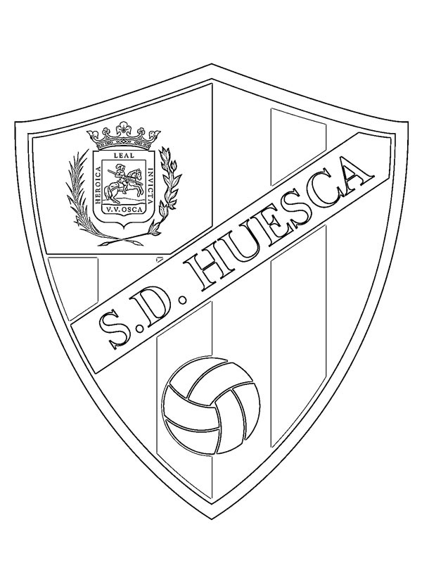 SD Huesca omalovánka