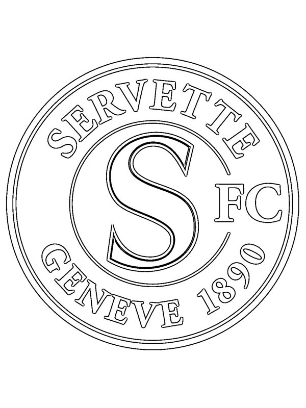 Servette FC omalovánka Servette FC omalovánka