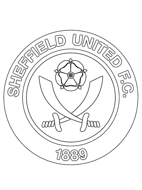 Sheffield United FC omalovánka Sheffield United FC omalovánka