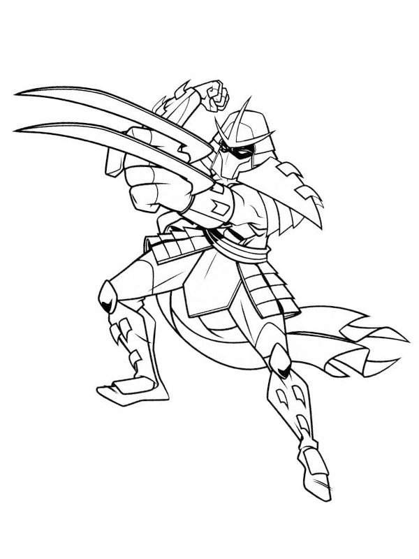 Trhač (Želvy Ninja) omalovánka Trhač (Želvy Ninja) omalovánka