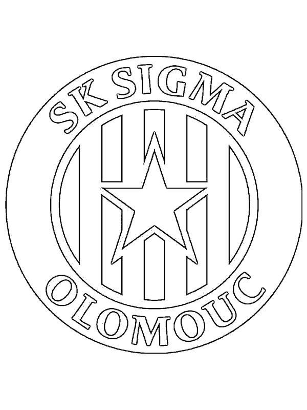 SK Sigma Olomouc omalovánka