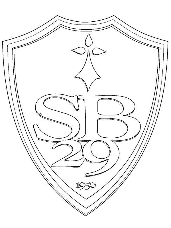 Stade Brestois omalovánka Stade Brestois omalovánka