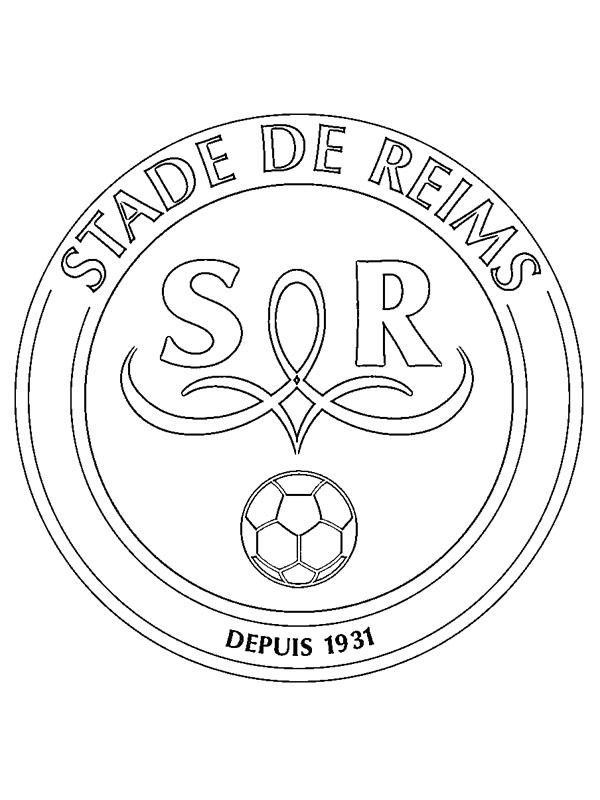 Stade de Reims omalovánka