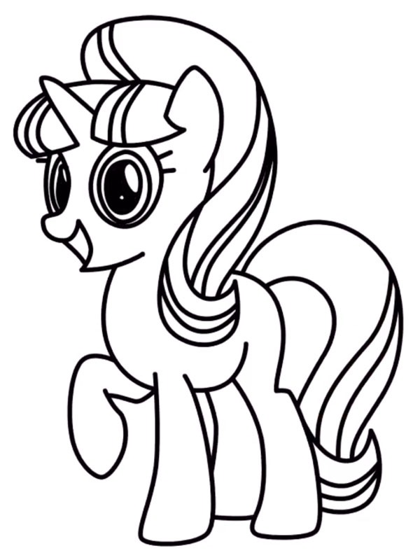 Starlight Glimmer omalovánka Starlight Glimmer omalovánka