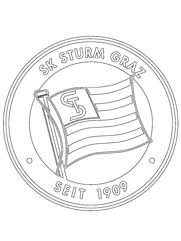 SK Sturm Graz omalovánka