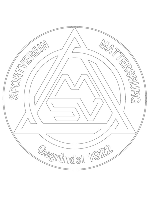 SV Mattersburg omalovánka SV Mattersburg omalovánka