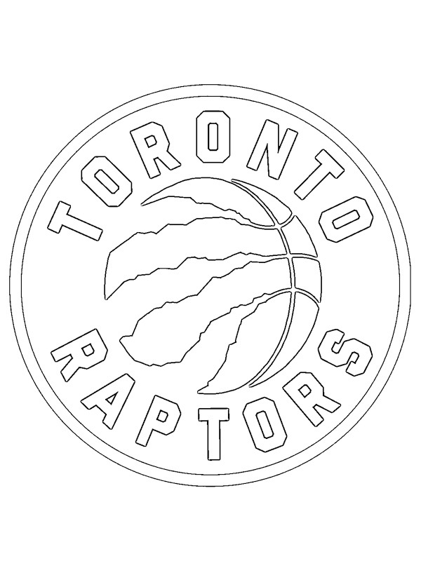Toronto Raptors omalovánka