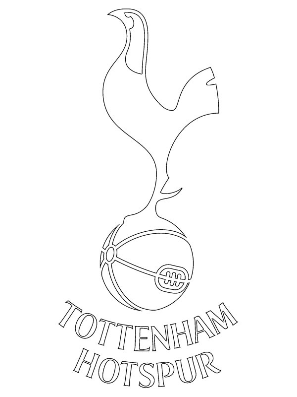 Tottenham Hotspur FC omalovánka