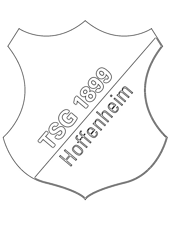 TSG 1899 Hoffenheim omalovánka