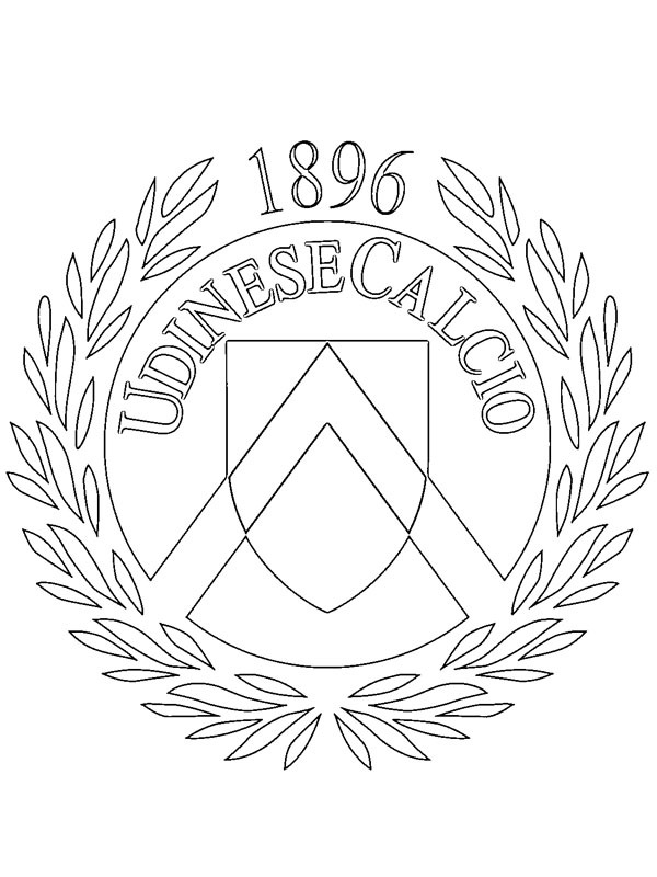 Udinese Calcio omalovánka Udinese Calcio omalovánka